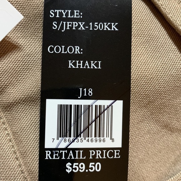 Galaxy by Harvic Stretch Khaki pants Size J18, New With Tags - Picture 8 of 8
